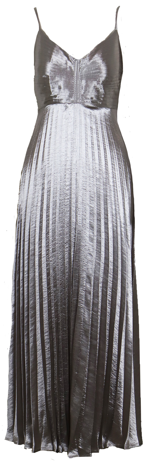 Dark Slate Gray Rose Pleated Dress Maxi Dress