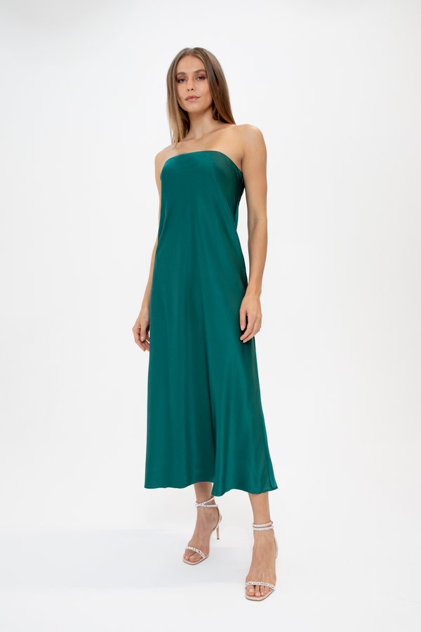 Livia Maxi Dress Emerald Green / Xs Livia Maxi Dress Emerald Green / Xs