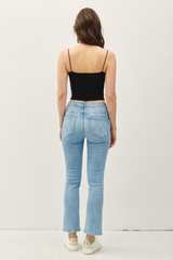Light Gray Angel Cropped Tank Tank