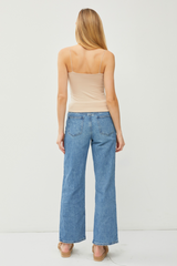 Light Gray Basic Solid Cami Cami