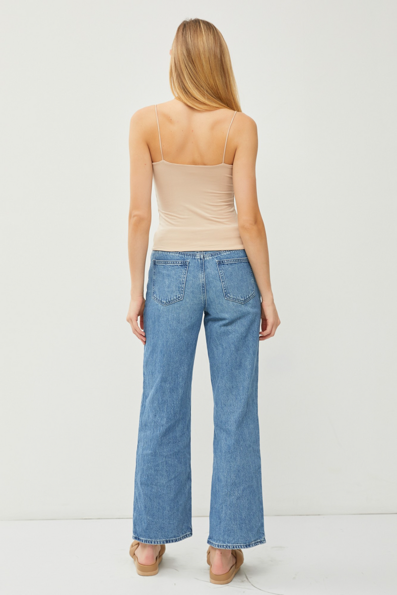 Light Gray Basic Solid Cami Cami