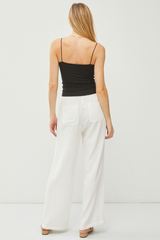 Light Gray Basic Solid Cami Cami