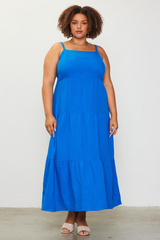 Royal Blue Jenner Maxi Dress - Plus Size Maxi Dress