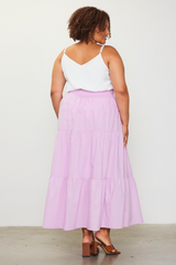 Light Gray Sheldon Maxi Skirt - Plus size Maxi Skirt