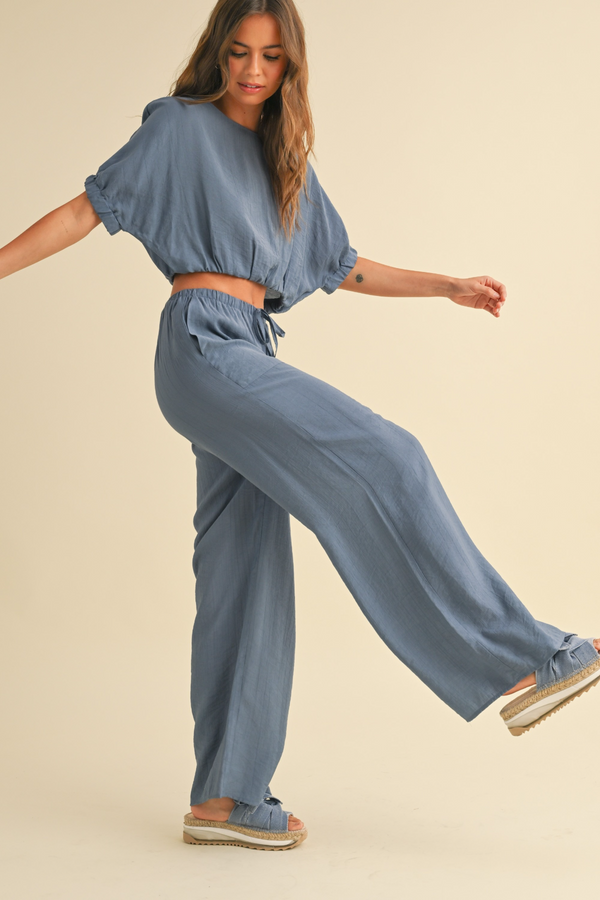 Wheat Willoughby Textured Pant Pant