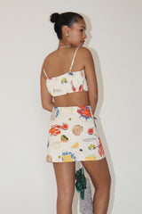Light Gray Bon Appetit Crop Top crop top