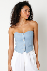 Light Gray It Girl Top Top
