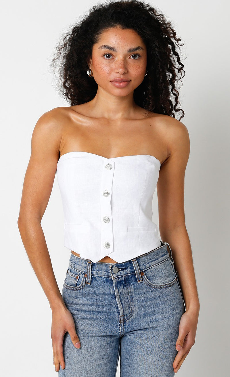 Light Gray It Girl Top Top
