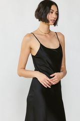 Black Dancing In The Moonlight Midi Dress Midi Dress