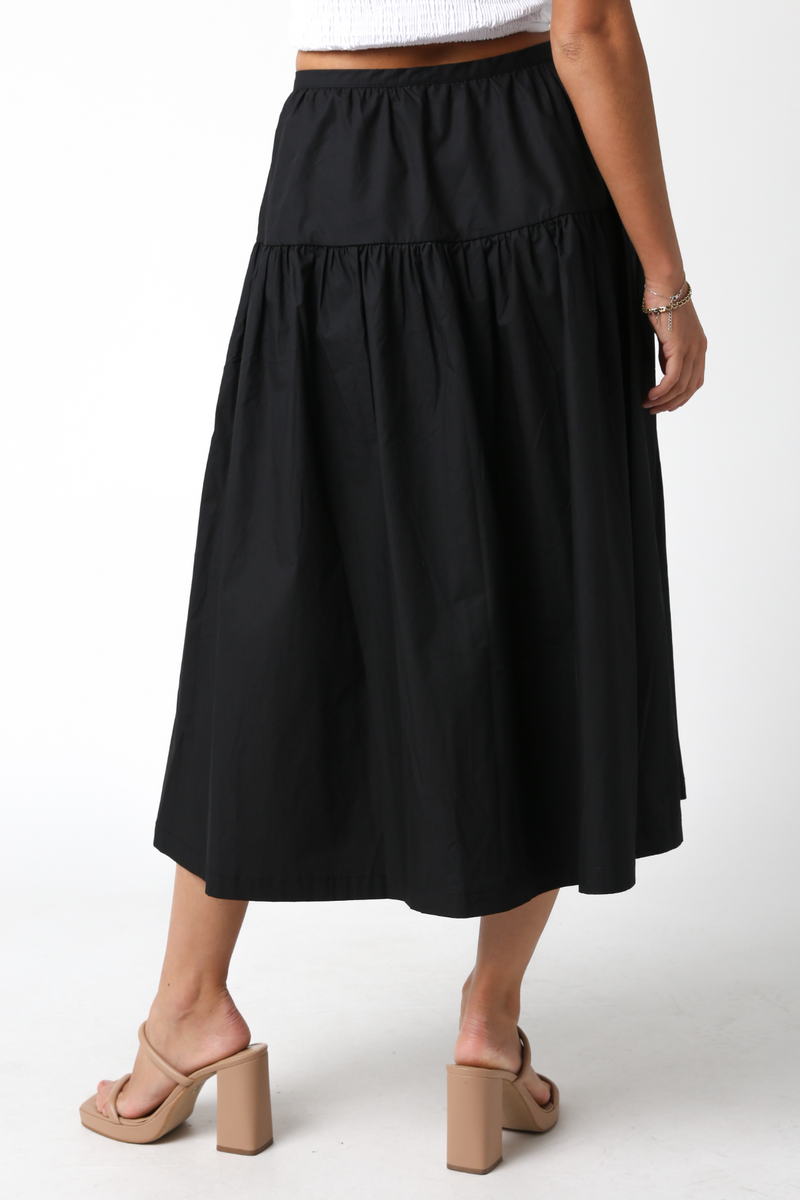 Light Gray Hallahan Midi Skirt Midi Skirt