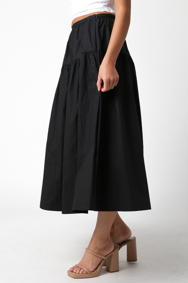 Antique White Hallahan Midi Skirt Midi Skirt