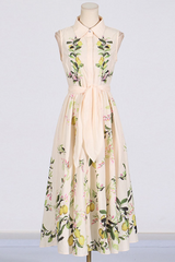 Light Gray Laurel Midi Dress Midi Dress