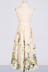 Light Gray Laurel Midi Dress Midi Dress