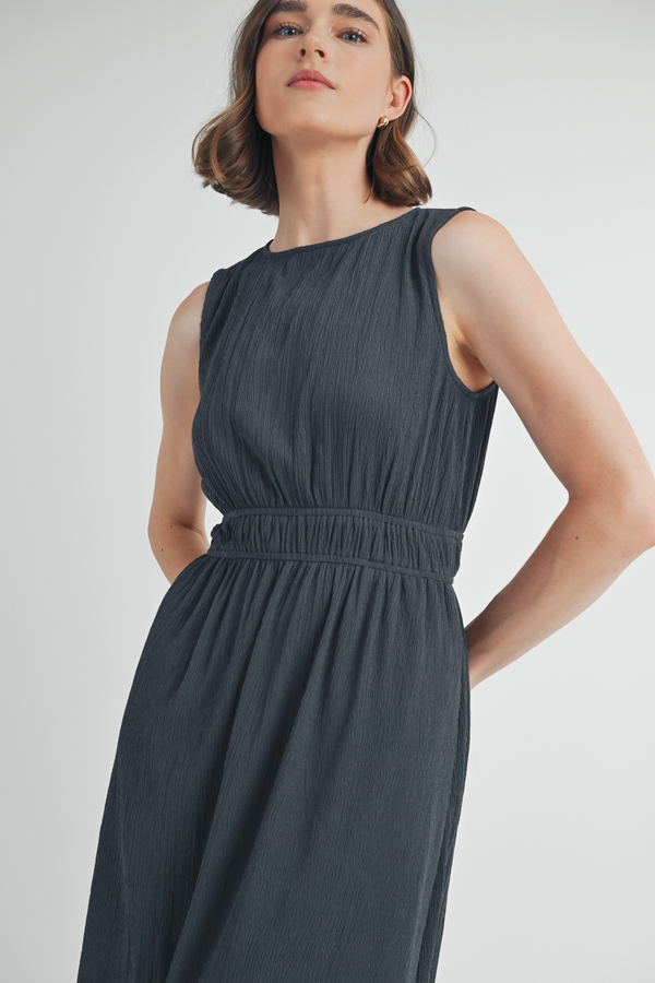 Light Gray Koko Midi Dress Midi Dress
