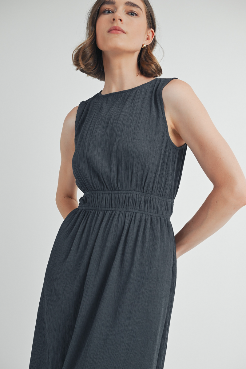 Light Gray Koko Midi Dress Midi Dress