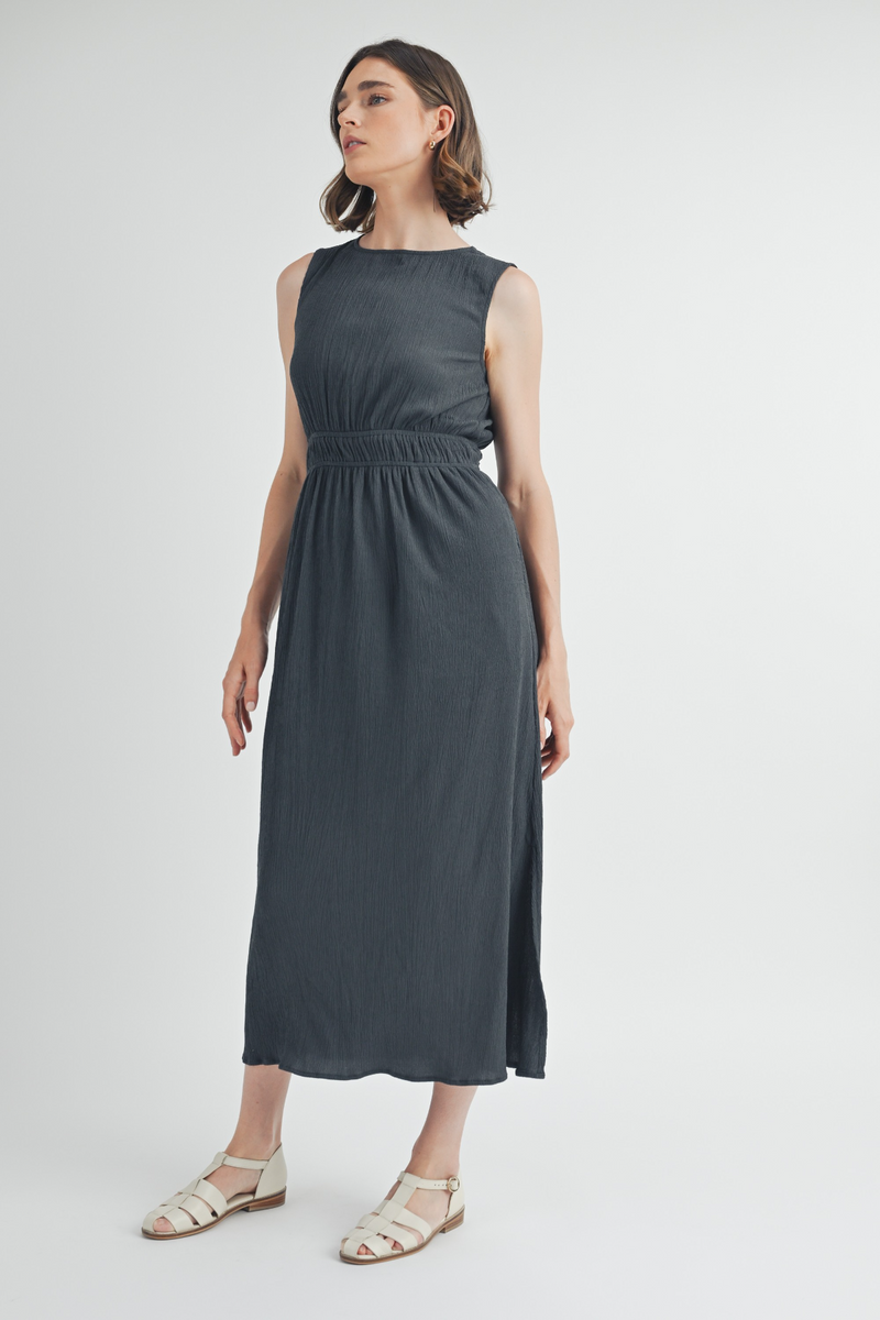 Light Gray Koko Midi Dress Midi Dress