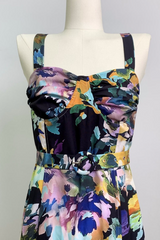 Light Gray Aspen Floral Maxi Dress Maxi Dress