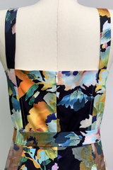 Light Gray Aspen Floral Maxi Dress Maxi Dress