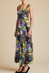 Gray Aspen Floral Maxi Dress Maxi Dress