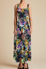 Gray Aspen Floral Maxi Dress Maxi Dress