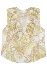 Wheat Abrielle Top in Vintage Botanic Top