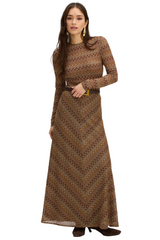 White Smoke Olive Skirt Maxi Skirt