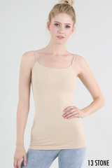 Lavender Tayna Long Cami Tank Top