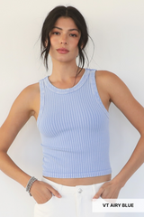 Antique White Park Vintage Ribbed Tank Tank Top