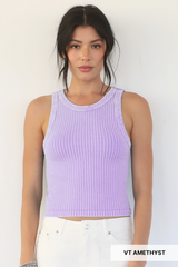Antique White Park Vintage Ribbed Tank Tank Top