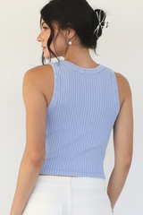 Antique White Park Vintage Ribbed Tank Tank Top