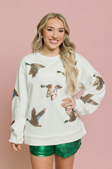 Tan Mallard Sweatshirt Sweatshirt