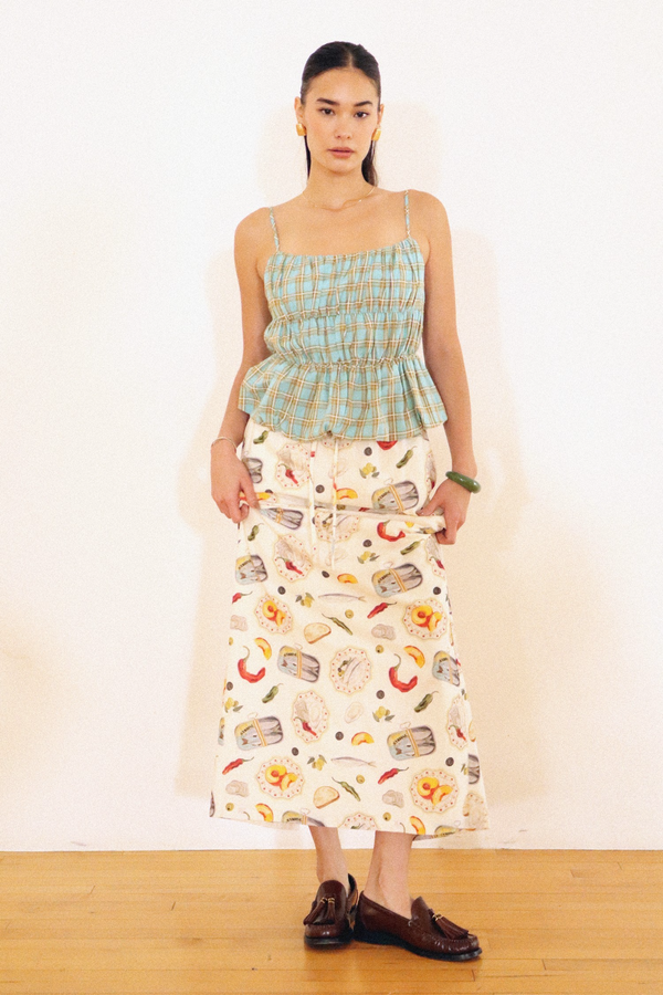 Antique White Picnic Perfect Maxi Skirt Maxi Skirt
