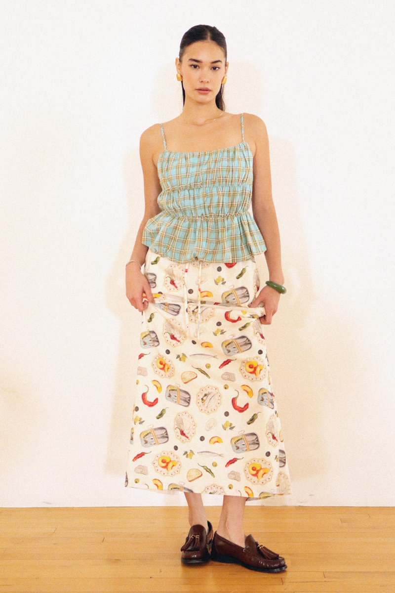 Antique White Picnic Perfect Maxi Skirt Maxi Skirt