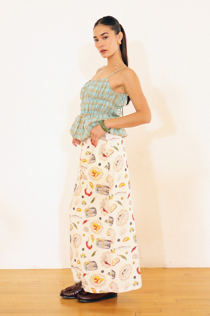 Antique White Picnic Perfect Maxi Skirt Maxi Skirt