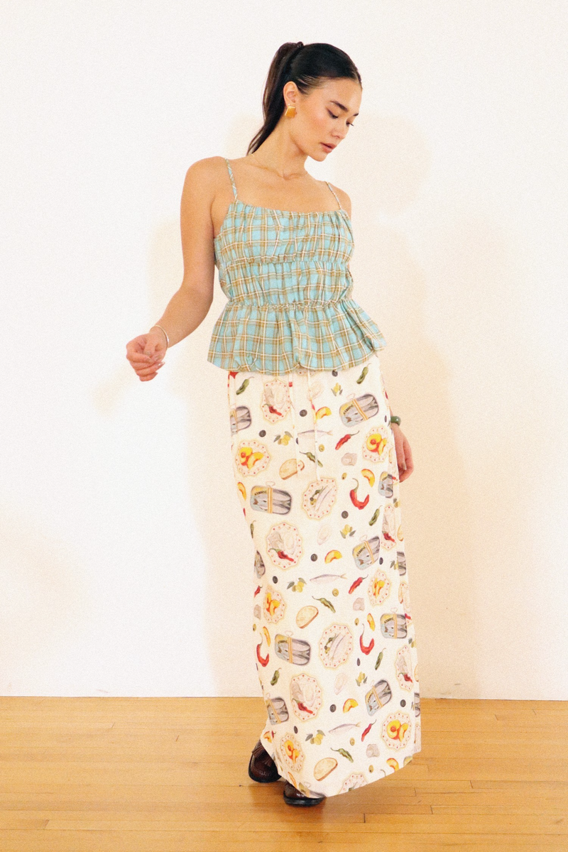 Antique White Picnic Perfect Maxi Skirt Maxi Skirt