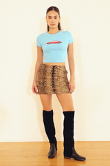 Beige Cruisin' In Style Car Mini Tee Tee