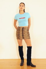 Beige Cruisin' In Style Car Mini Tee Tee