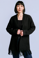 Black Sachi Cardigan Cardigan