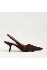 Bianka Slingback Pump | Cafe Noir Suede