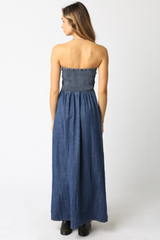 Dark Slate Gray City Cowgirl Maxi Dress Maxi Dress