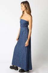 Dark Slate Gray City Cowgirl Maxi Dress Maxi Dress