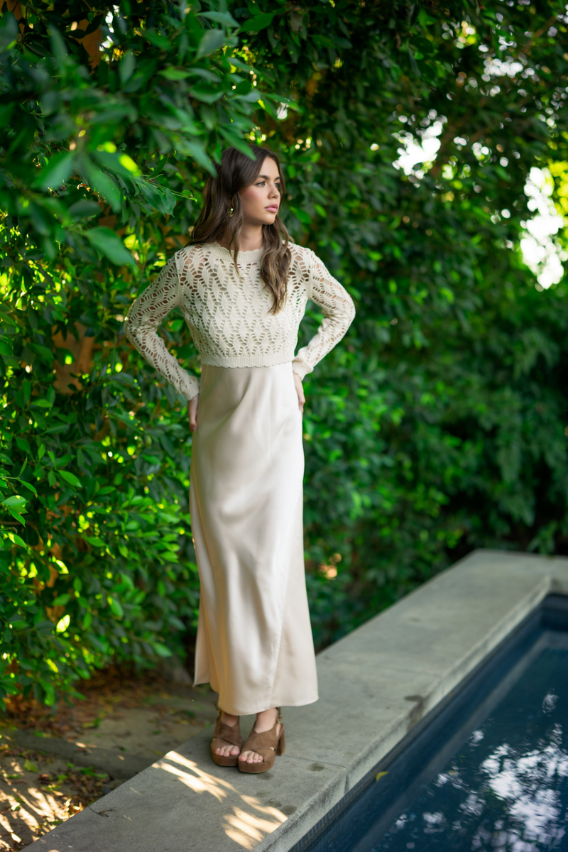 Dark Green Frankie Slip Dress Dress