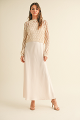 Antique White Frankie Slip Dress Dress