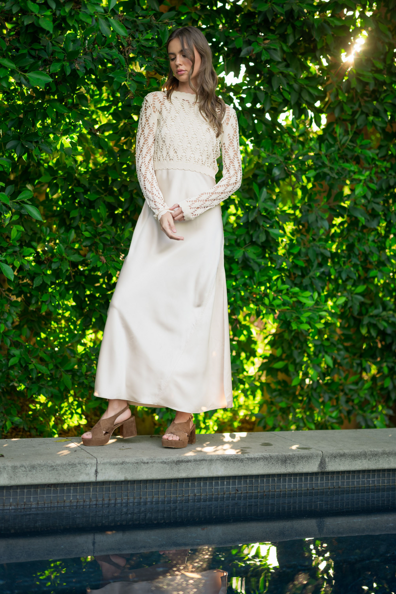 Dark Green Frankie Slip Dress Dress