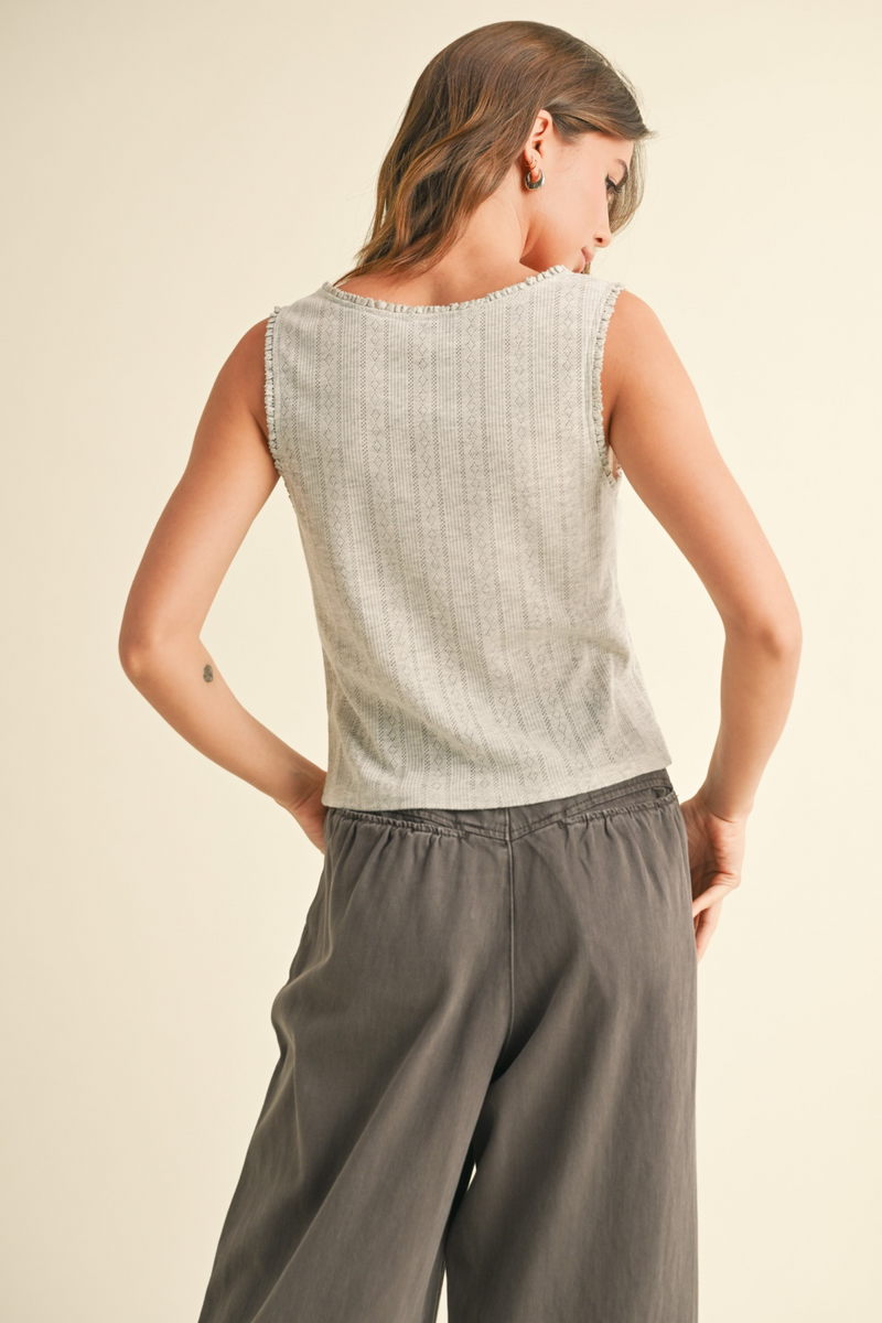 Wheat Malachi Pointelle Tank Tank