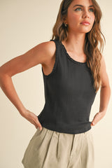 Wheat Malachi Pointelle Tank Tank
