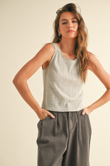 Wheat Malachi Pointelle Tank Tank
