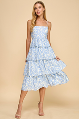 Wheat Serenella Tiered Midi Dress Midi Dress