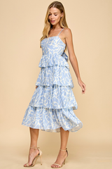 Wheat Serenella Tiered Midi Dress Midi Dress