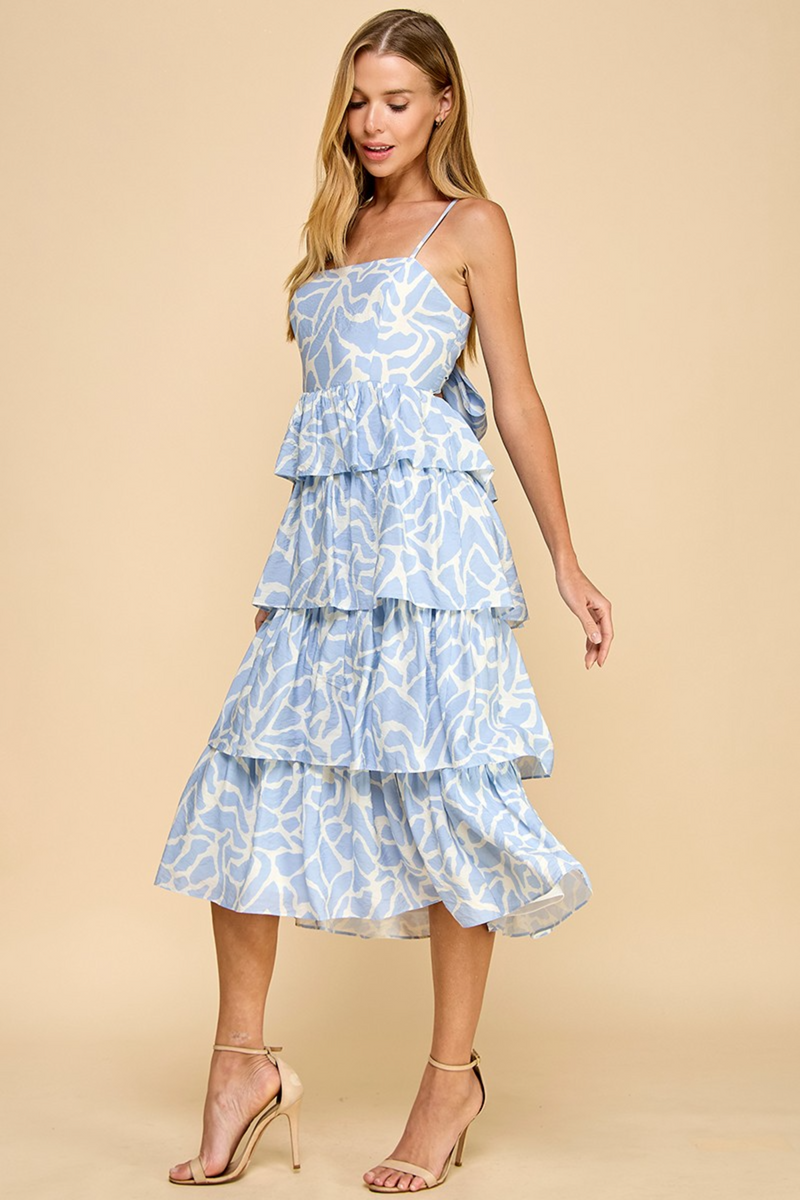 Wheat Serenella Tiered Midi Dress Midi Dress